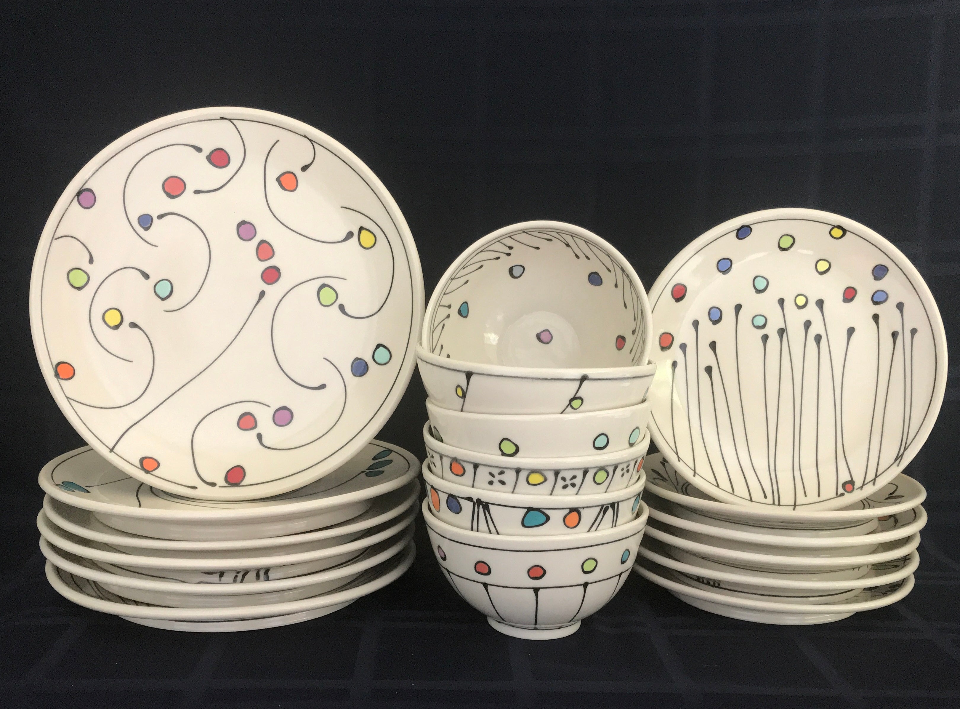 Custom Place Setting of 6 (Tall Bowls)